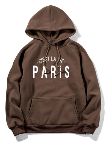 Paris Print Hoodie