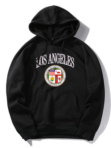 Los Angeles Print Hoodie